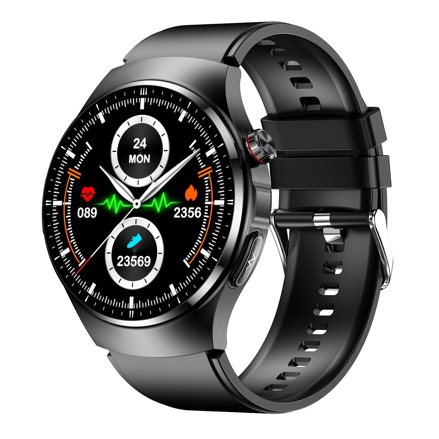FitPulse Pro Fitness Smartwatch With Heart Rate & Waterproof